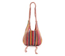 Gestreifte Michelle Schultertasche