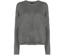 Strickpullover mit Rundhalsausschnitt