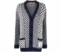 Cardigan mit Logo-Patch