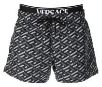 Badeshorts mit La Greca-Print