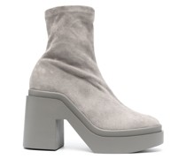 Stiefeletten mit Blockabsatz