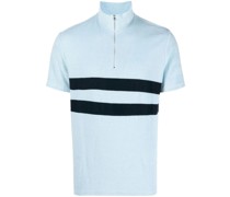 Gestreiftes Poloshirt aus Frottee