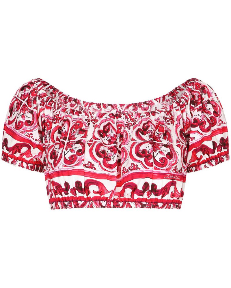 Dolce & Gabbana Damen Bluse mit Print Dolce & Gabbana Damen Bluse mit Print