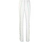 Gestrickte Hose mit hohem Bund