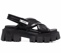Sandalen mit geriffelter Sohle