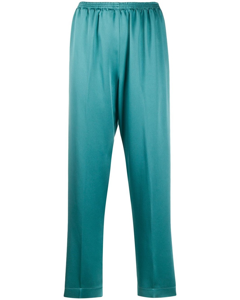 forte_forte Damen Klassische Satinhose