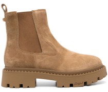 Knöchelhohe Wildlederstiefel