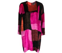 Kleid in Colour-Block-Optik