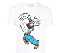 T-Shirt mit Cartoon-Print