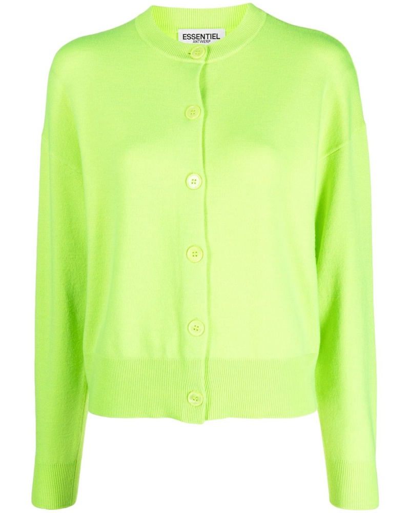 Essentiel Damen Gerippter Cardigan