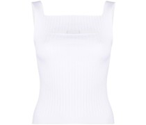 Geripptes Top mit Cut-Out