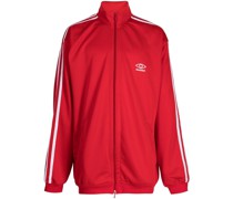 Sweatshirtjacke mit Streifendetail