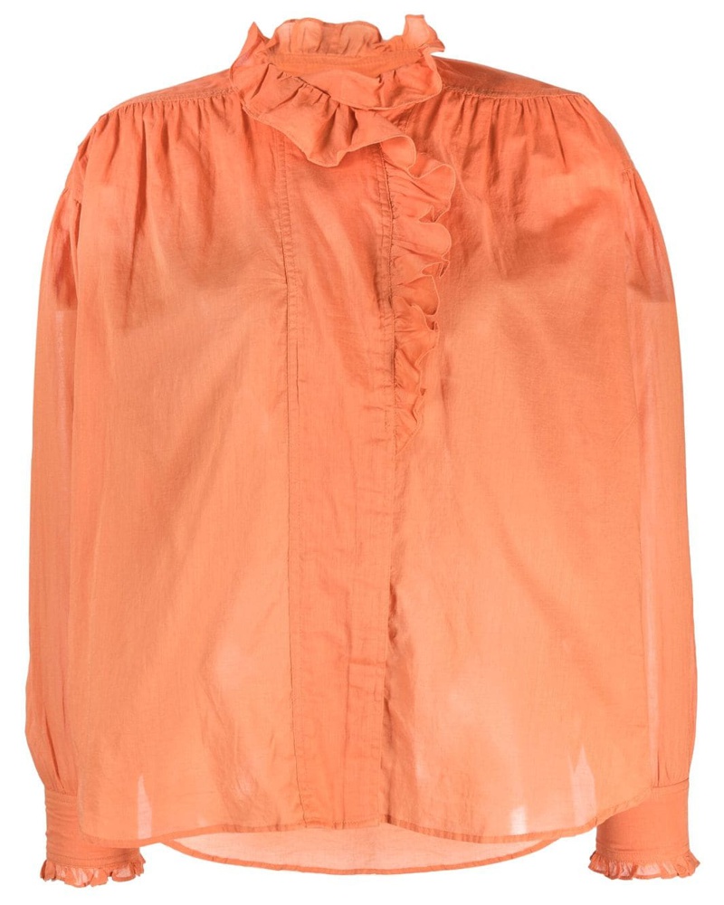 Étoile Isabel Marant Damen Hemd mit Rüschendetail Étoile Isabel Marant Damen Hemd mit Rüschendetail