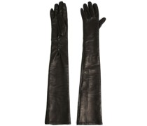 Lange Handschuhe aus Leder
