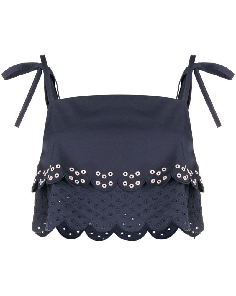 Jason Wu Damen Cropped-Top mit Ösen
