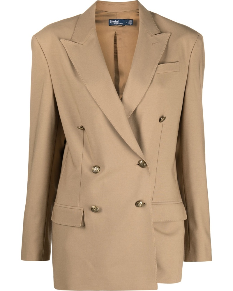 Ralph Lauren Damen Doppelreihiger Blazer