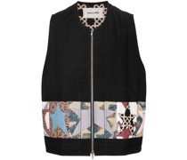STORY mfg. Weste mit Patchwork-Detail