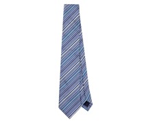 striped silk tie