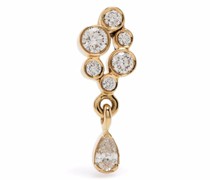 18kt Splash Gelbgoldohrring mit Diamanten