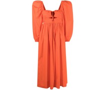 Midikleid mit Puffärmeln