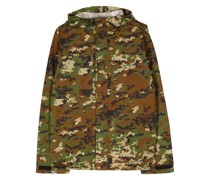 camouflage-pattern ripstop jacket