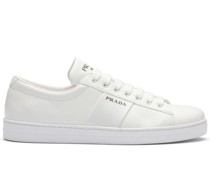 Sneakers aus gebürstetem Leder