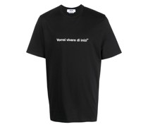 T-Shirt mit Slogan-Print