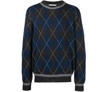 Pullover mit Argyle-Strickmuster