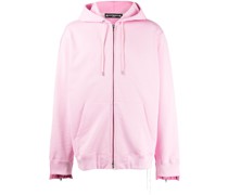 Kapuzenjacke mit Totenkopf-Print