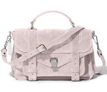 medium PS1 suede satchel bag