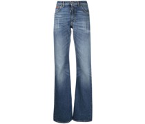 Gerade Jeans im Distressed-Look