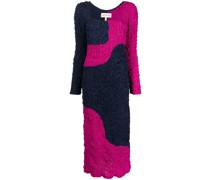 Midikleid in Colour-Block-Optik