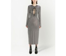 Midikleid mit Kristallen