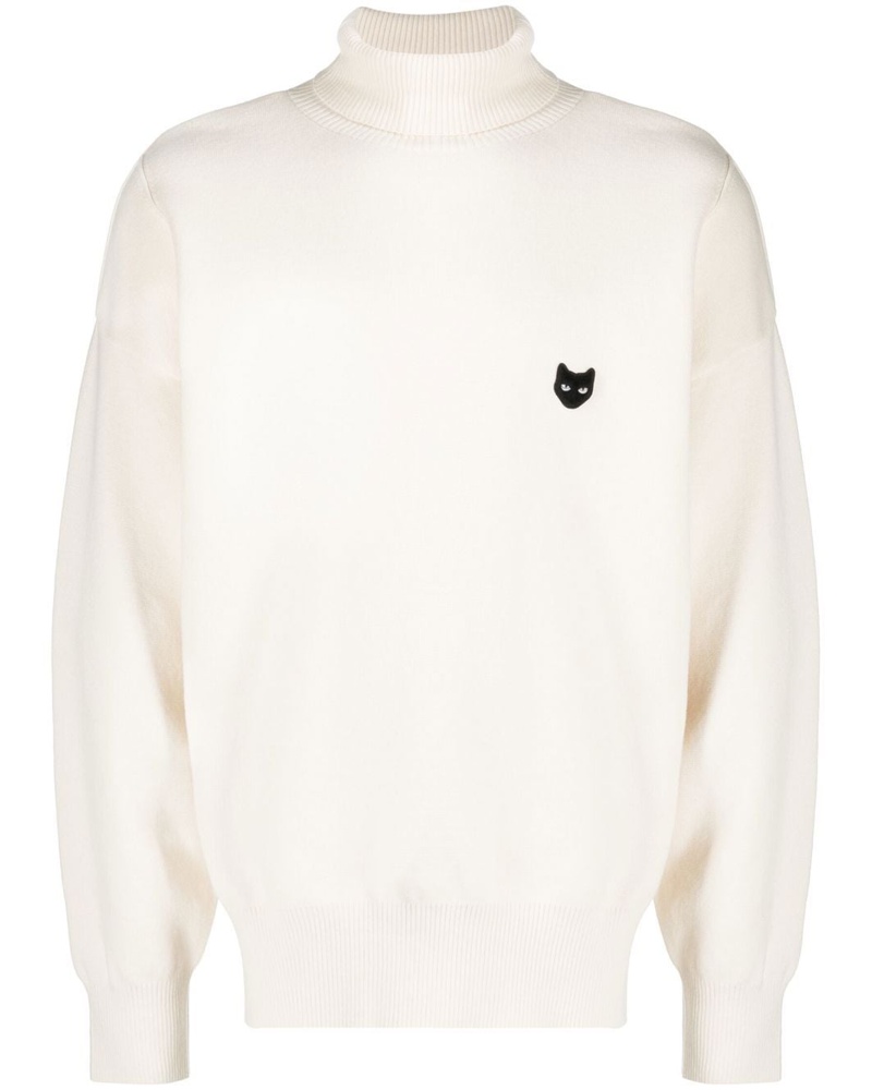 SONGZIO Damen Panther Pullover mit Rollkragen