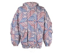 Gefütterte Jacke mit Print