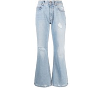 Schlagjeans im Distressed-Look