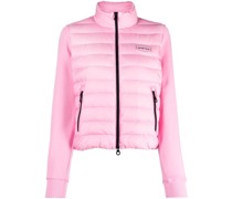 Gefütterte Jacke mit Logo-Patch