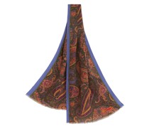 Schal aus Seide mit Paisley-Print