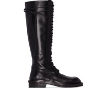 Kniehohe Schnürstiefel
