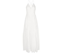 Maxikleid mit Spitzeneinsatz