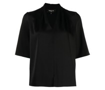 Bluse mit Satin-Finish