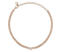 18kt Gelbgold-Choker mit Diamanten