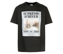 T-Shirt mit "D'Hiver"-Print