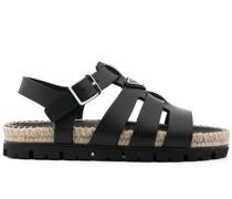 Flache Sandalen