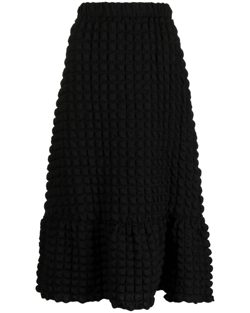 b+ab Damen Faltenrock mit hohem Bund