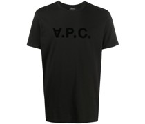 A.P.C. T-Shirt mit Logo-Print