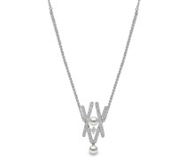 18kt Sleek Weißgoldhalskette