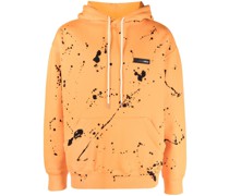 Hoodie mit Farbklecks-Print