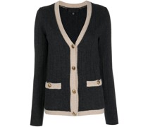 Gerippter Cardigan