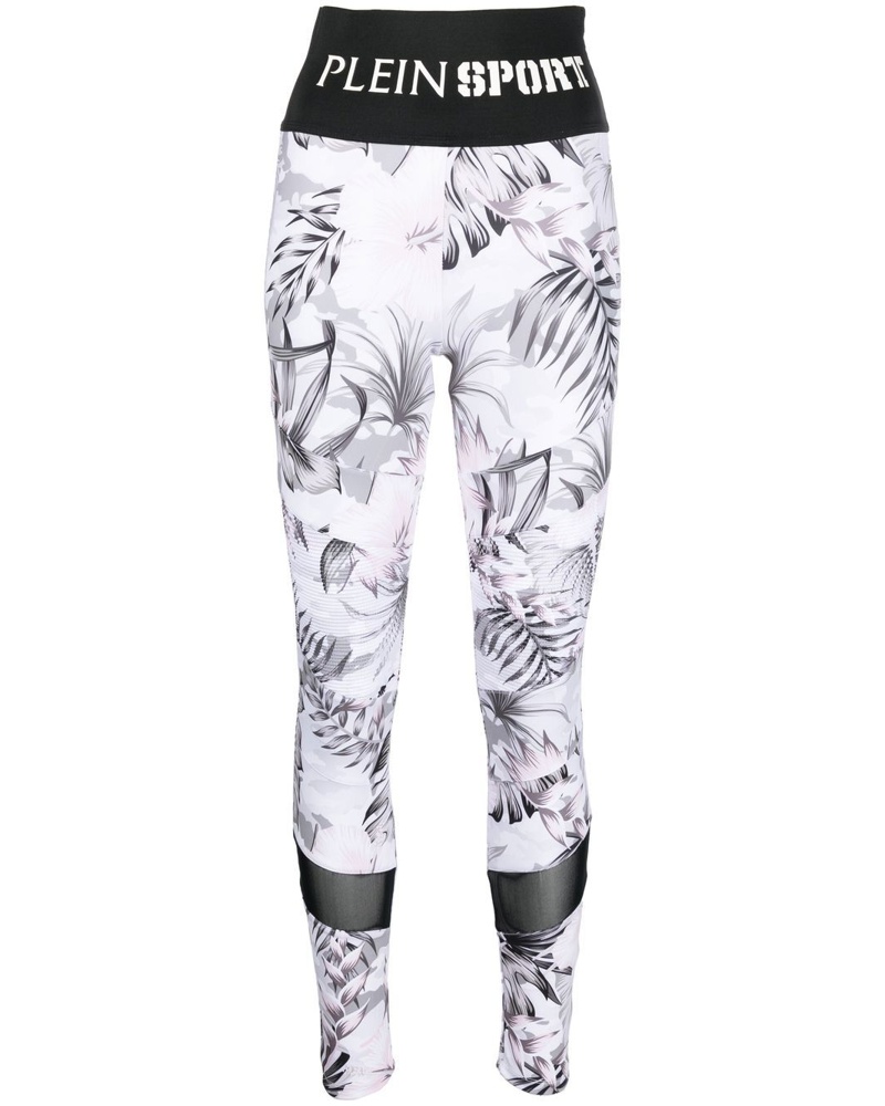 Philipp Plein Damen Leggings mit Blumen-Print Philipp Plein Damen Leggings mit Blumen-Print